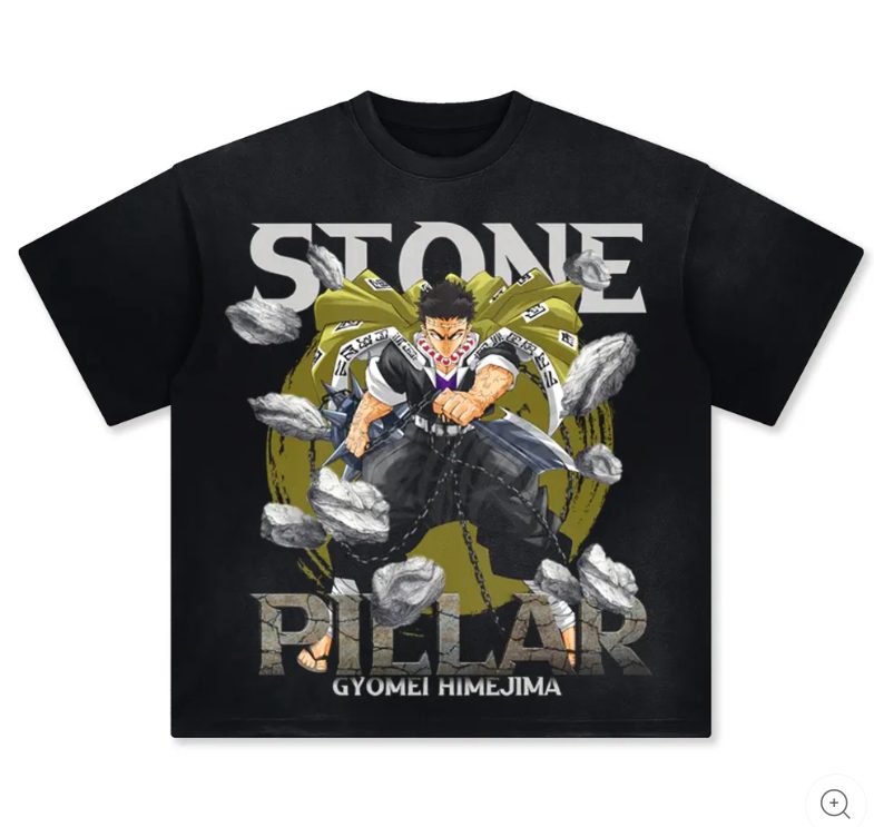 Demon Slayer Anime Manga Retro Graphic Streetwear Vintage Washed T-Shirt