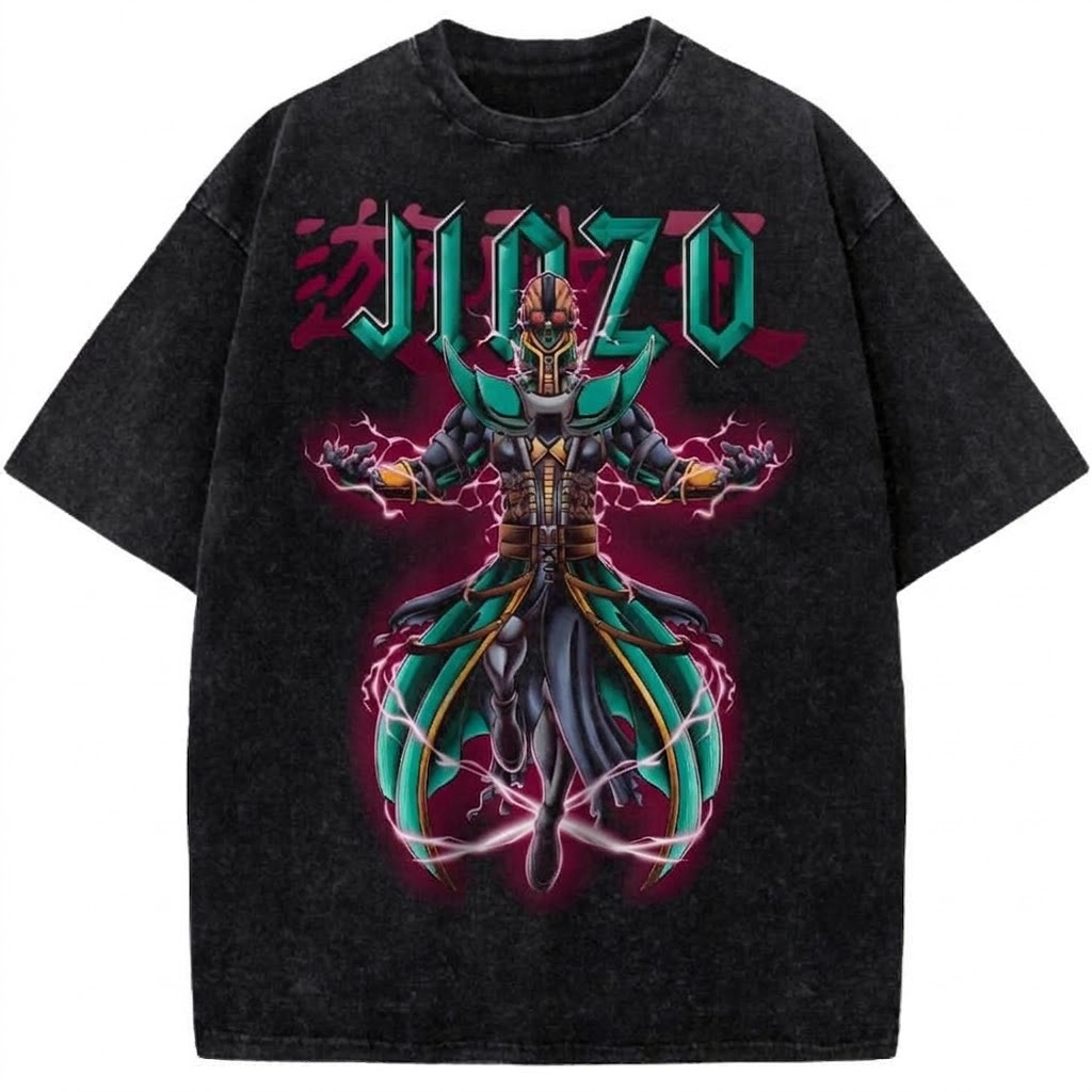 Enrico Pucci JoJo’s Bizarre Adventure Vintage Washed T-Shirt Stone Ocean Anime Villain Graphic Tee