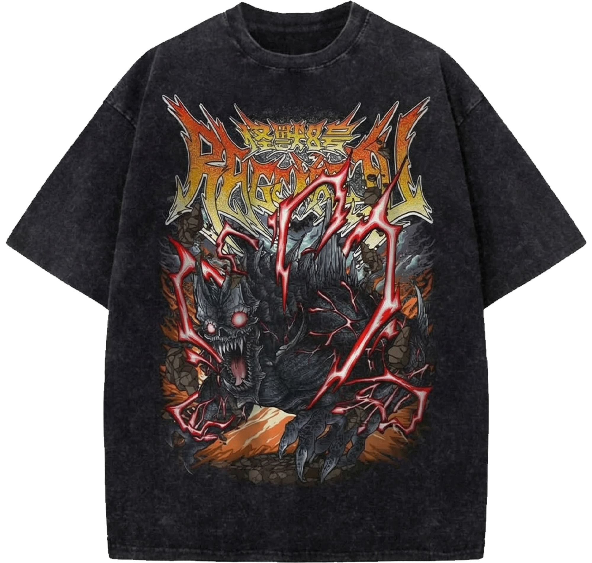 Kafka Hibino Kaiju No. 8 Heavyweight Oversized Washed Tee - Vintage Anime Japanese Streetwear T-Shirt