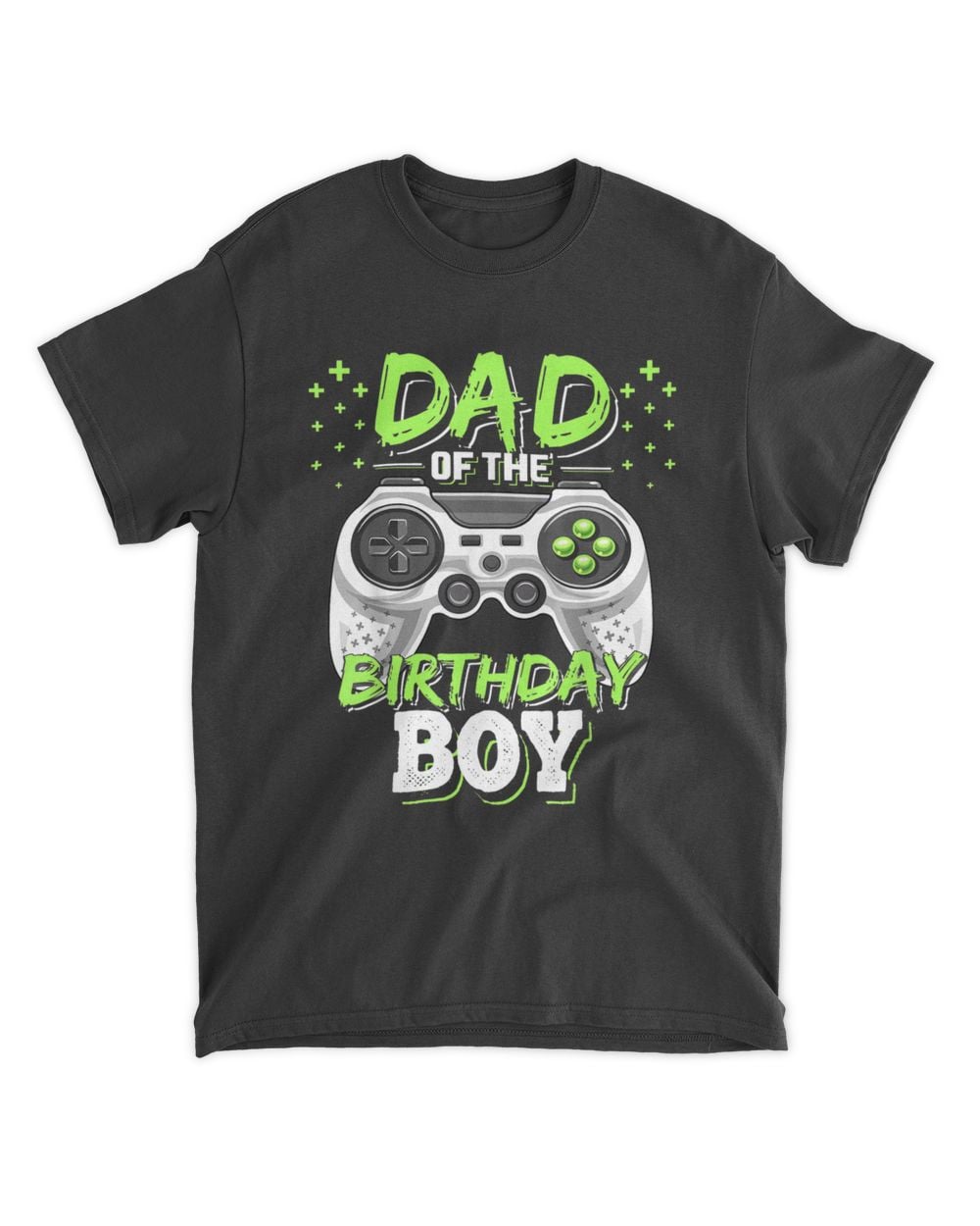 Mens Dad of the Birthday Boy Matching Video Gamer Birthday Party T-Shirt
