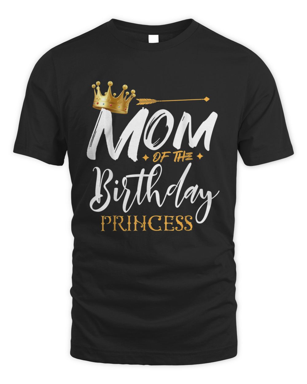 Mom Of The Birthday Princess Funny Mama Mommy Grandma Nana T-Shirt