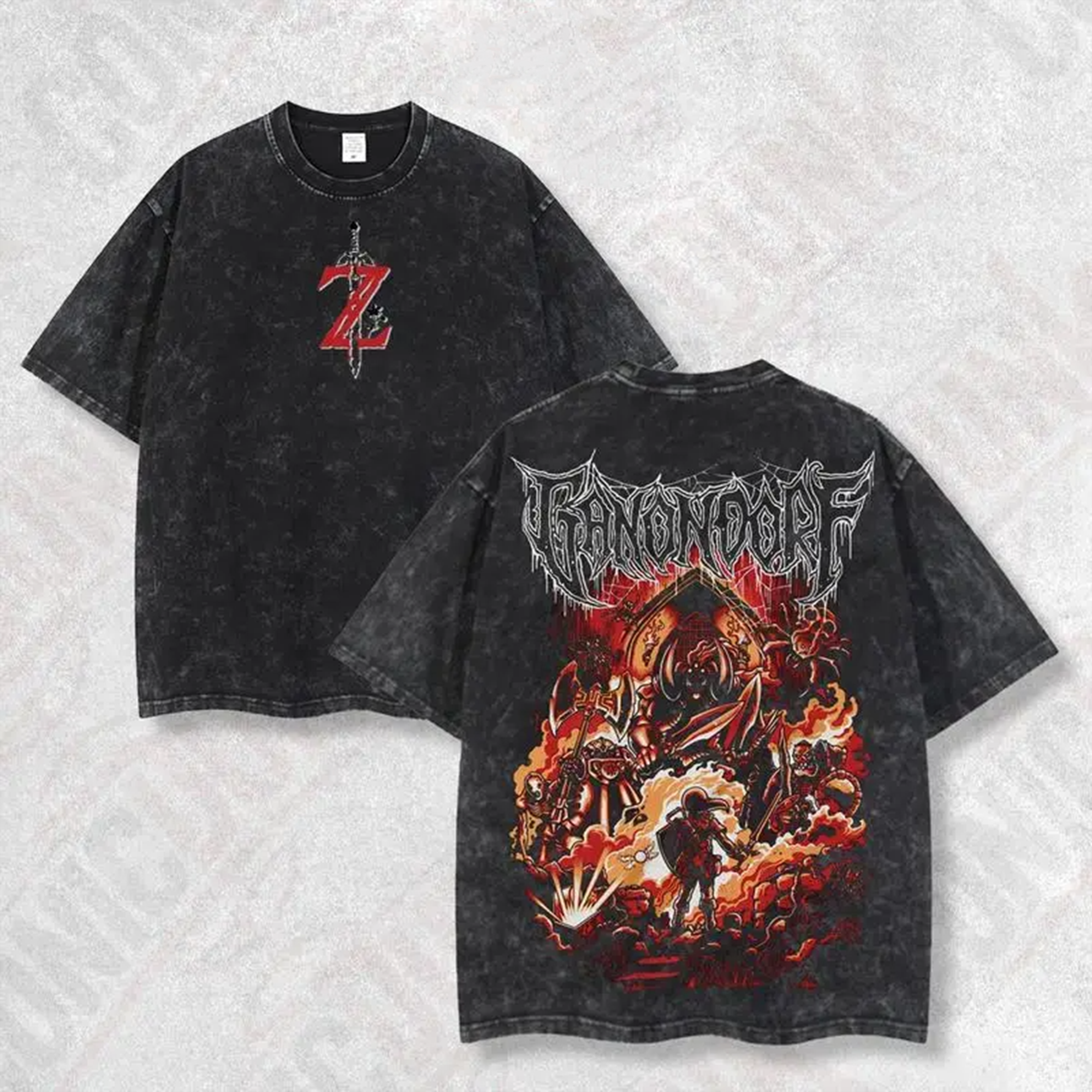 My Hero Academia Todoroki Shoto Washed Anime T-Shirt – Streetwear Manga Tee, Oversized Anime T-Shirt