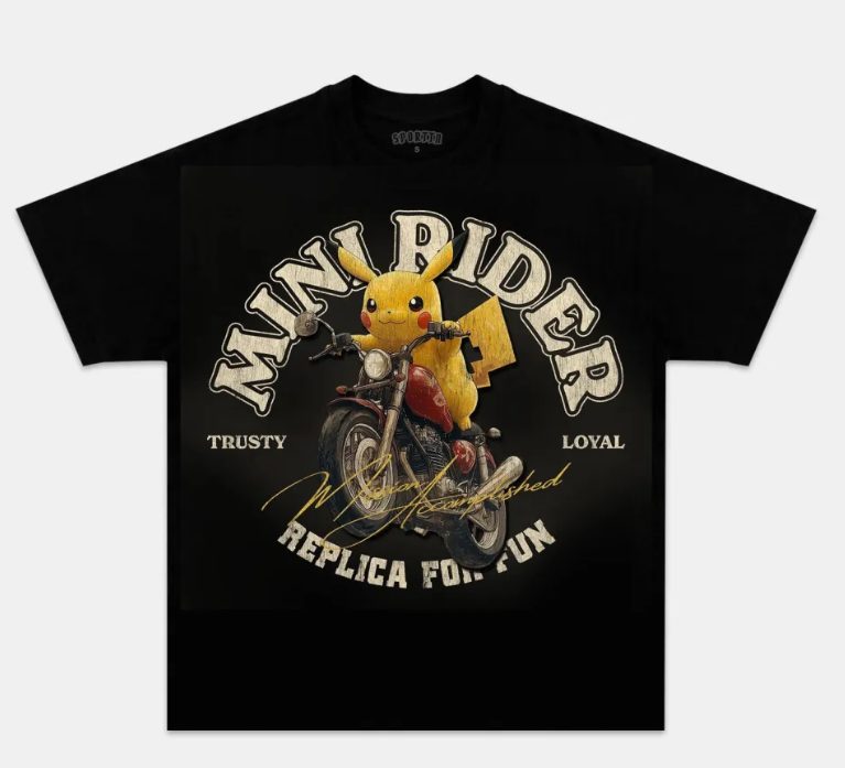 Pokemon Anime Fan Art Vintage Washed T-Shirt Anime Graphic Tee