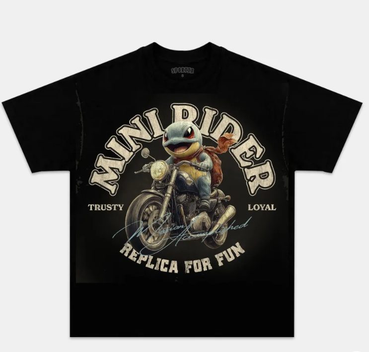 Pokemon Anime Inspired Vintage Washed Japanese Anime Manga Graphic Tee Shirt