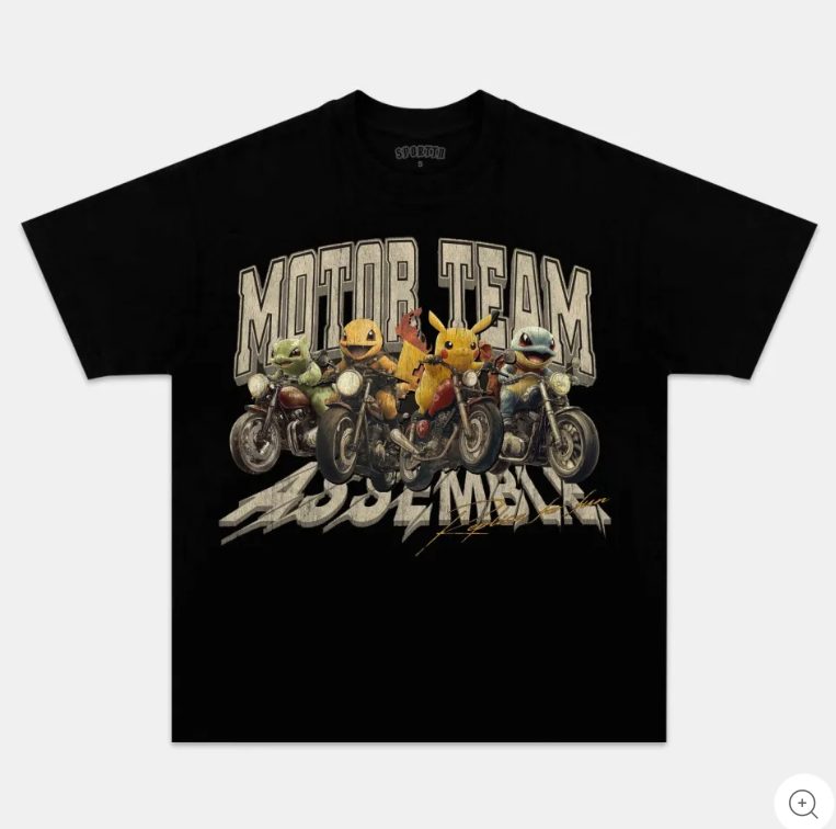 Pokemon Anime Inspired Vintage Washed T-Shirt Japanese Anime Manga Graphic Tee