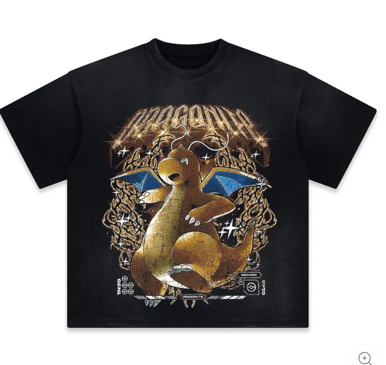 Pokemon Japanese Anime Vintage Style Washed T-Shirt Graphic Tee